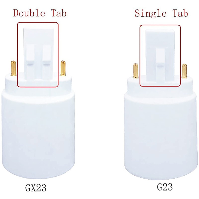XYX GX23 to E27/E26 LED Light Sockets Adapter, Light Bulb