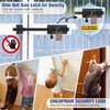12 Inch Barrel Bolt Latch, Sliding Bolt Gate Lock, Black-2PCS