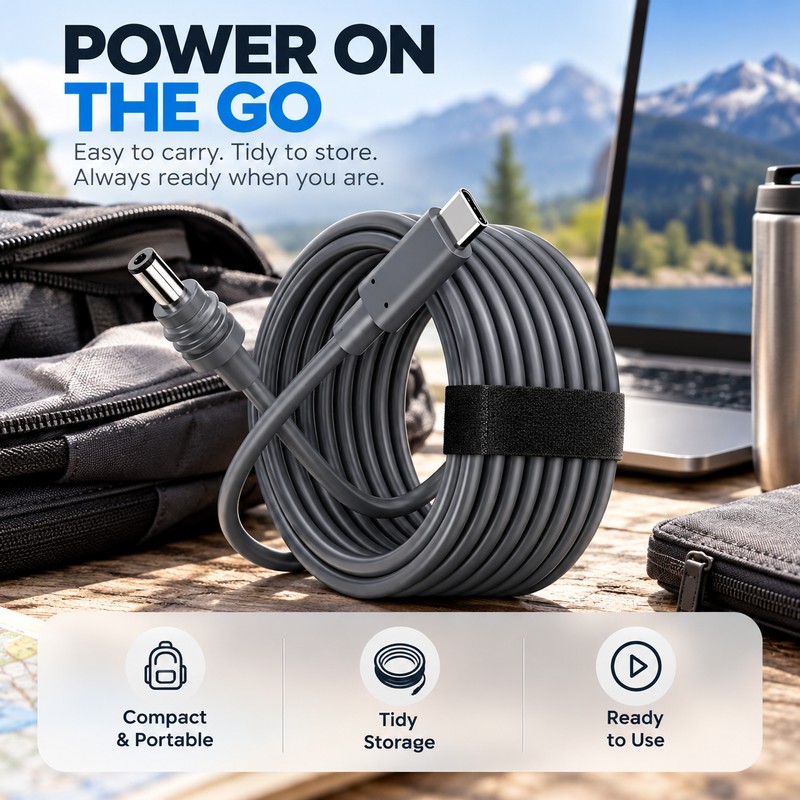 5M USB-C to DC Power Cable for Starlink Mini –