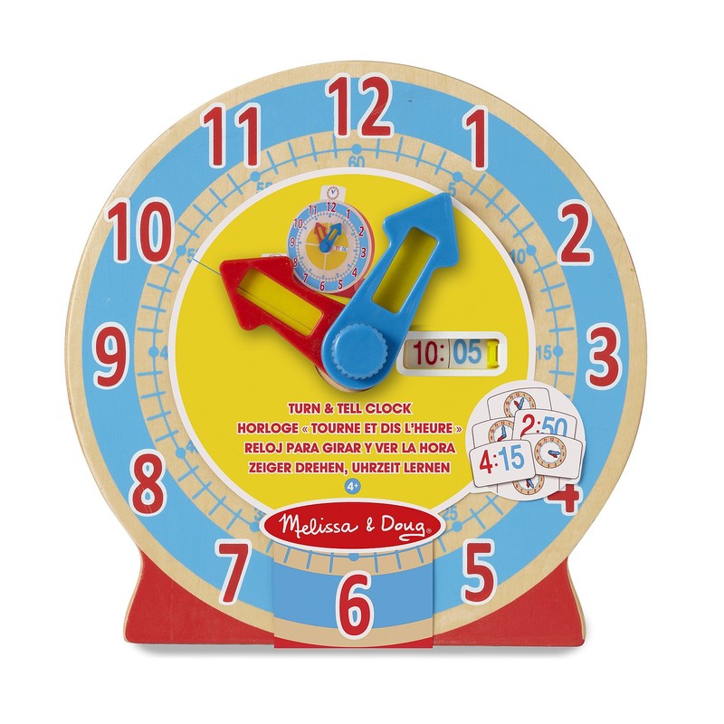 Melissa & Doug Turn and Tell Clock