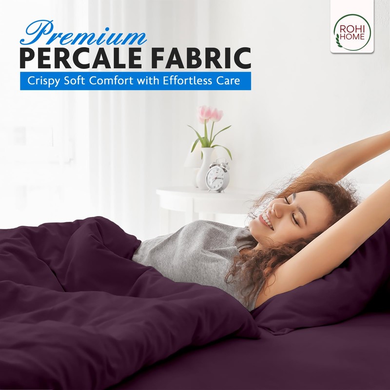 Rohi® King Size Duvet Cover Set – Soft & Breathable