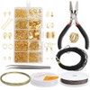 Reelau Jewelry Making Supplies Kit Jewelry Repair Tools Earring Making
