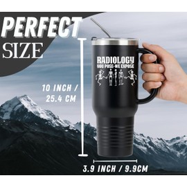 Onebttl Radiology Gifts for Men and Women, Gifts for Radiology Tech on Birthday and Christmas, 40oz Insulated Stainless Steel Tumbler - You Pose We Expose