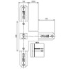 TOSHIBA NDR0236B(K) Lighting Rail VI Type T Jointer, Black (Black