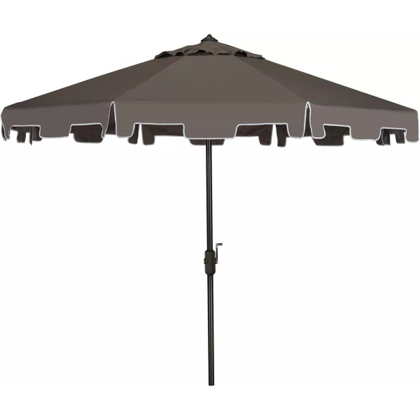 Outdoor Collection Zimmerman Crank Market Umbrella with Flap