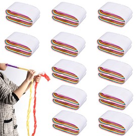 Dong Huang 12pcs Funny Mouth Coils Vomit Paper, Multicolor Stage Magic Tricks Accessories Gimmick Illusion Magic Paper Props for Adults