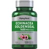 Piping Rock Echinacea Goldenseal Capsules | 1400mg | 120 Vegetarian
