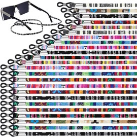 24 Pieces Glasses Strap Eyewear Retainer Eyeglass Holder Eye Glasses Lanyard Chain Eyeglass Cord Lanyard Multicolored Sunglasses Strap for Women Men