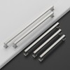 ROMATEE 10 Pack 6.3 Inch(160mm) Brushed Satin Nickel Cabinet Pulls