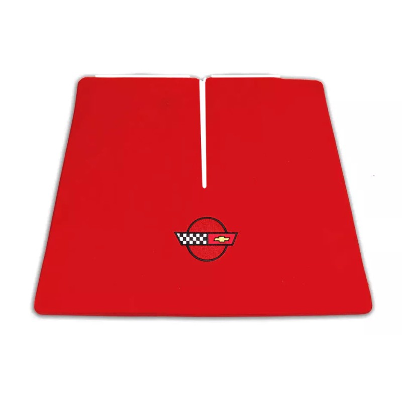 AFM NEW! Red Carpet Deck MAT 1984-1996 Corvette With Embroidered