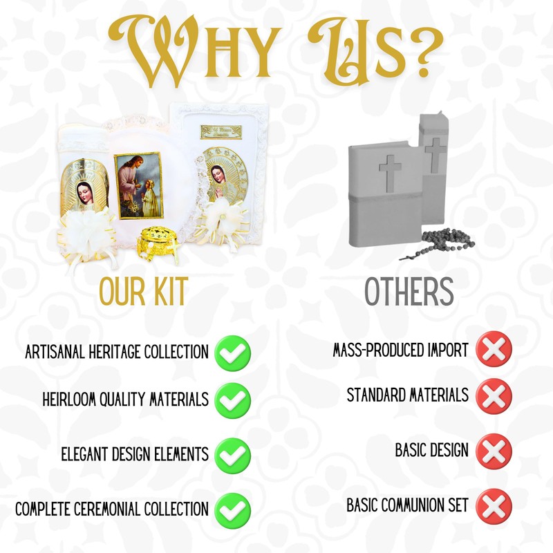First Communion Bible and Candle - Biblia y Vela de