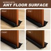 Febos Door Noise Blocker - 36 inches Grey Door Draft