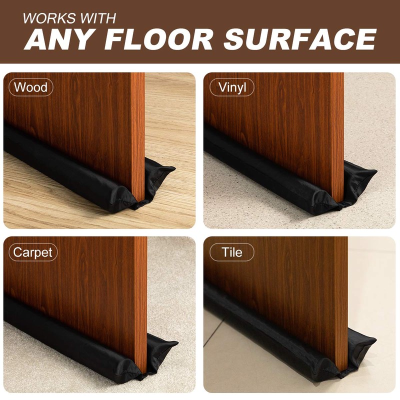 Febos Door Noise Blocker - 36 inches Grey Door Draft