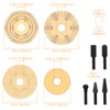 9Pcs Wood Carving Disc and Rotary Burr Rasp Set With