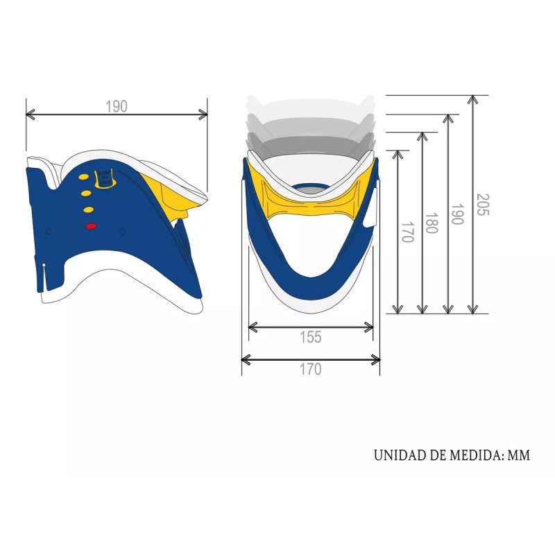 Torretas y Más Kit De Inmovilizador, Arnés Y Collarín