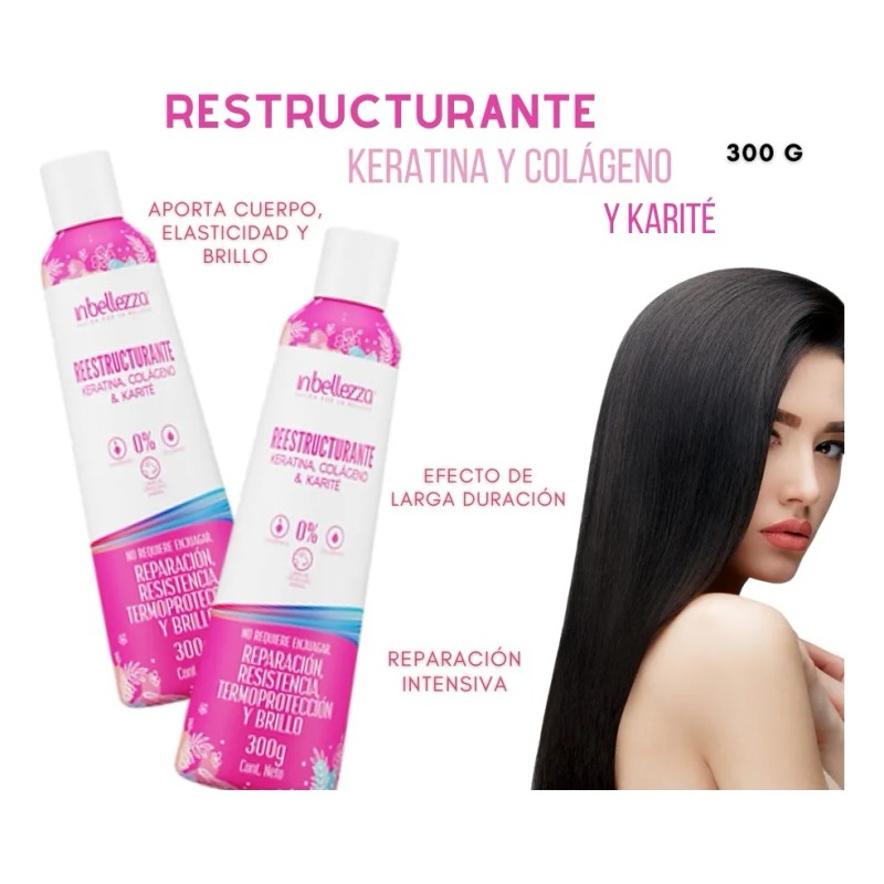 Tratamiento Reestructurante Colageno Y Keratina In Bellezza