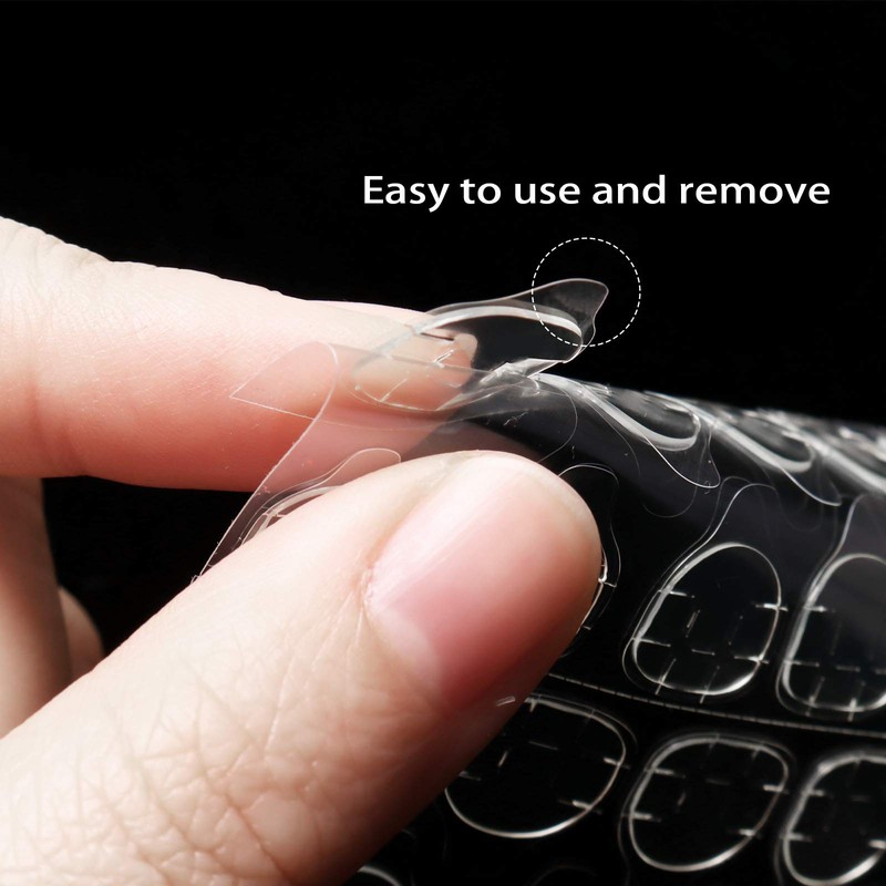 Allstarry 288pcs (12 Sheets) Adhesive Tabs Waterproof Breathable Glue Tabs