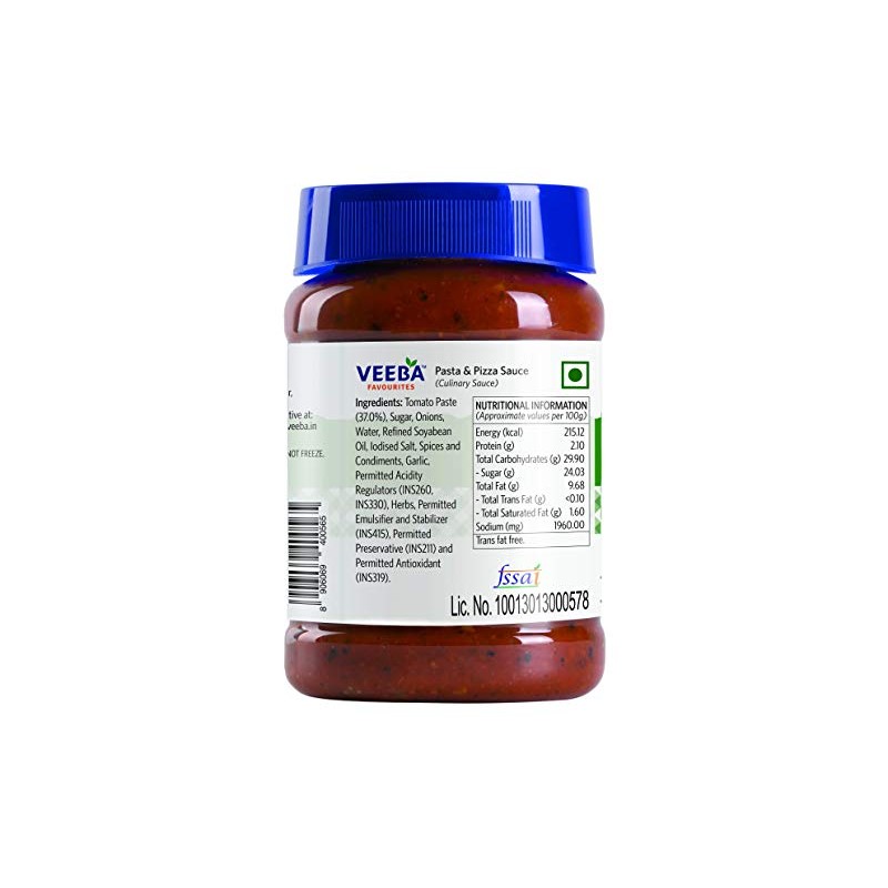 Veeba Pasta and Pizza Sauce, 280g