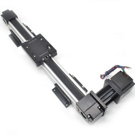 Heechoo Fast Speed Linear Guide Rail Actuator Nema23 Motor Linear Motorized Stages 15.7 Inch (400mm) Stroke
