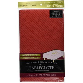 Pearl Metal Little Rich Tablecloth 130x170cm Stripe Red D-332