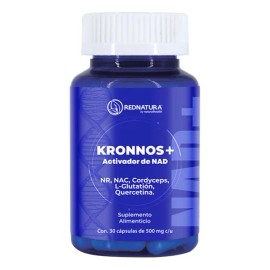 Rednatura Nad Kronnos+ N-acetil , L-glutation 30 Caps Sabor Sin Sabor