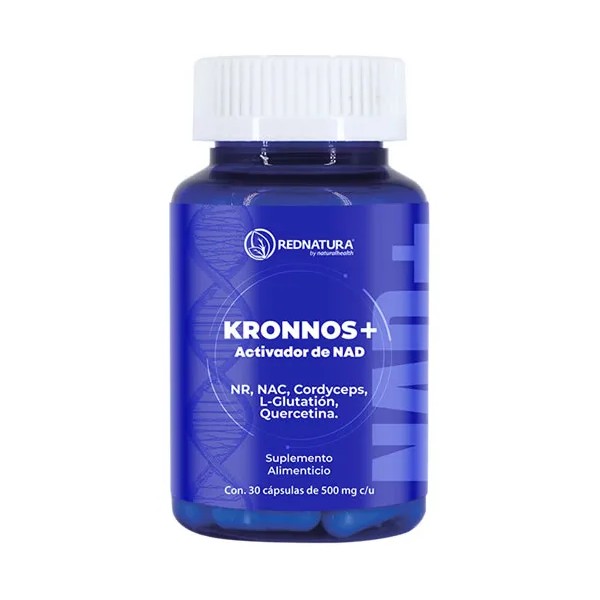 Rednatura Nad Kronnos+ N-acetil , L-glutation 30 Caps Sabor Sin