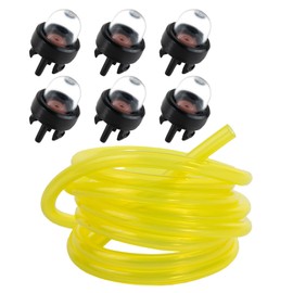 DemJamr 6pcs 503936601 Primer Bulb with Fuel Lines for Chainsaw Trimmer Blower Brushcutter, Fits Husqvarna Chainsaw 235 236 240 340 345 350 353 440 445 450 Rancher 460 Blower 125B 125BVX 225BX