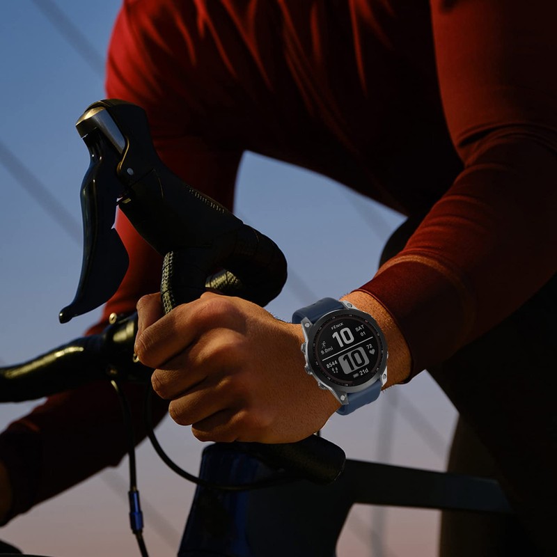 OVERSTEP Compatible with Fenix 7X Band, 26mm Width Soft Silicone