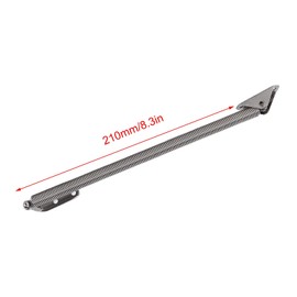 Spring Hatch Adjustment Rod, 8.3 in/210 mm Hatch Spring Adjuster Hatch Cover Support Spring Bracket Boat Stainless Steel Hatch Cabin Door Spring Bracket Hardware for Marine Boat Yacht