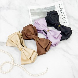 (4 types) Burnaby romantic ribbon banana pin light beige / (4종) 버나비 로맨틱 리본 바나나핀 연베이지