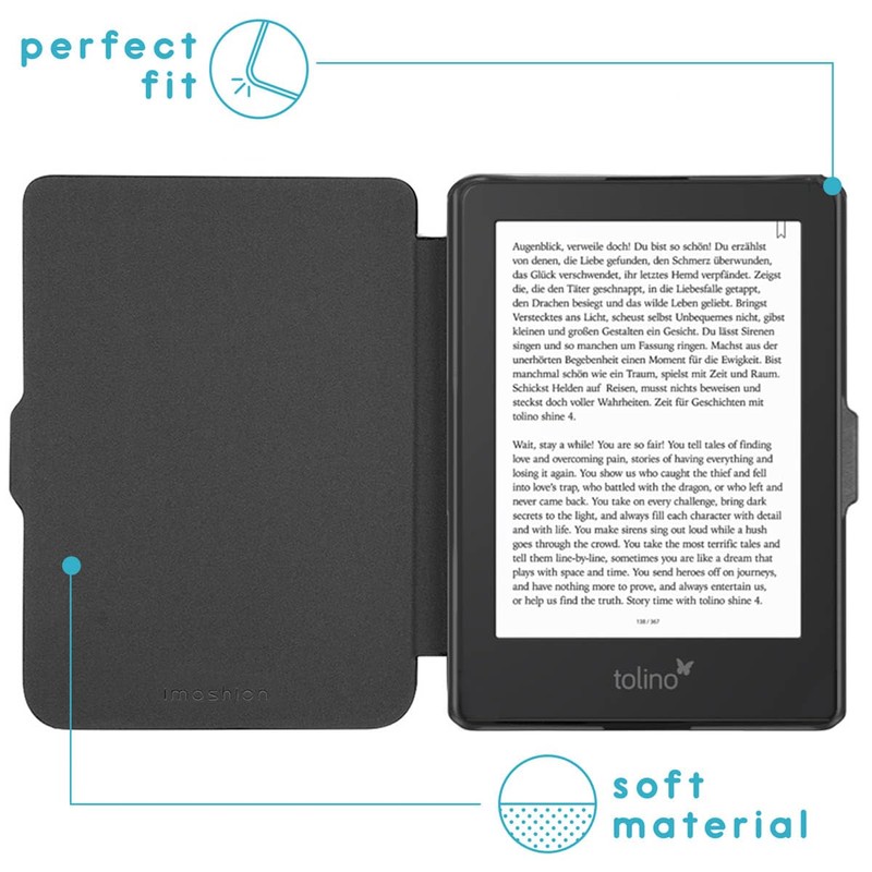 iMoshion Slim Hard Case with Sleep Cover for Kobo Clara