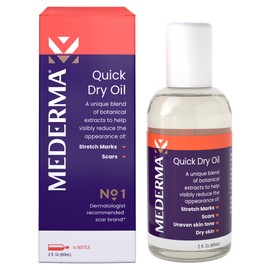 Mederma- Aceite de secado rápido, tratamiento para cicatrices y estrías, ayuda a mejorar la apariencia de cicatrices y estrías.                       