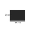 20 Sheets A4 Black Card, 120g Cardstock, A4 Card Stock,
