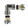 tecuro Crimp Fitting Angle 90° for Diameter 10 mm Copper