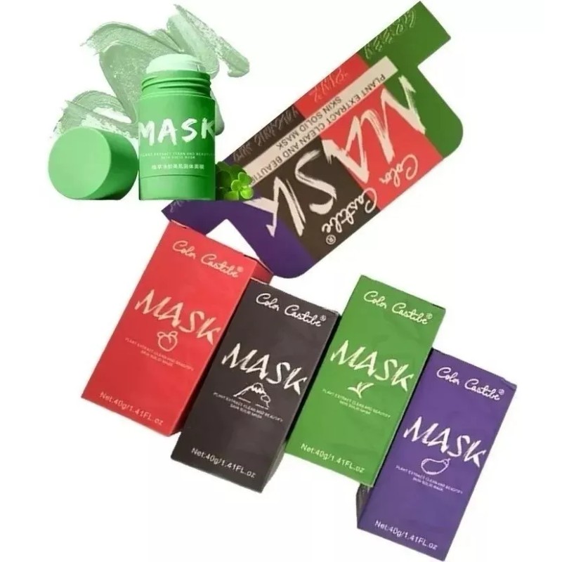 E-karly Caja Con 12 Mascarillas Roll On Stick Mask, Extractos