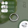 BodyBonita Hinge CZ Septum Piercing 316L Stainless Steel Nose Ring