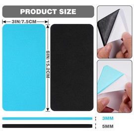 Bylion 4 Pairs Snowboard Shin Pads Guards Protector Foam Pads for Sports Ski, Shin Pads Foam Padded Ski Boot Liner, Leg and Foot Friction Shin Bang Protection for Skiing Snowboarding