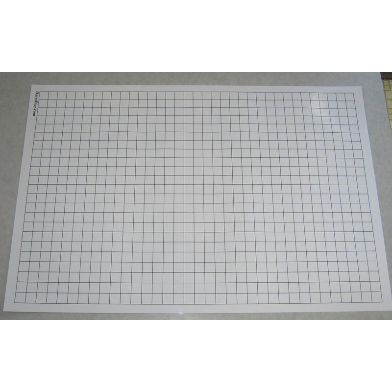 Double-Sided Game Mat with Markers (Square, Hex, 24" x 36")
