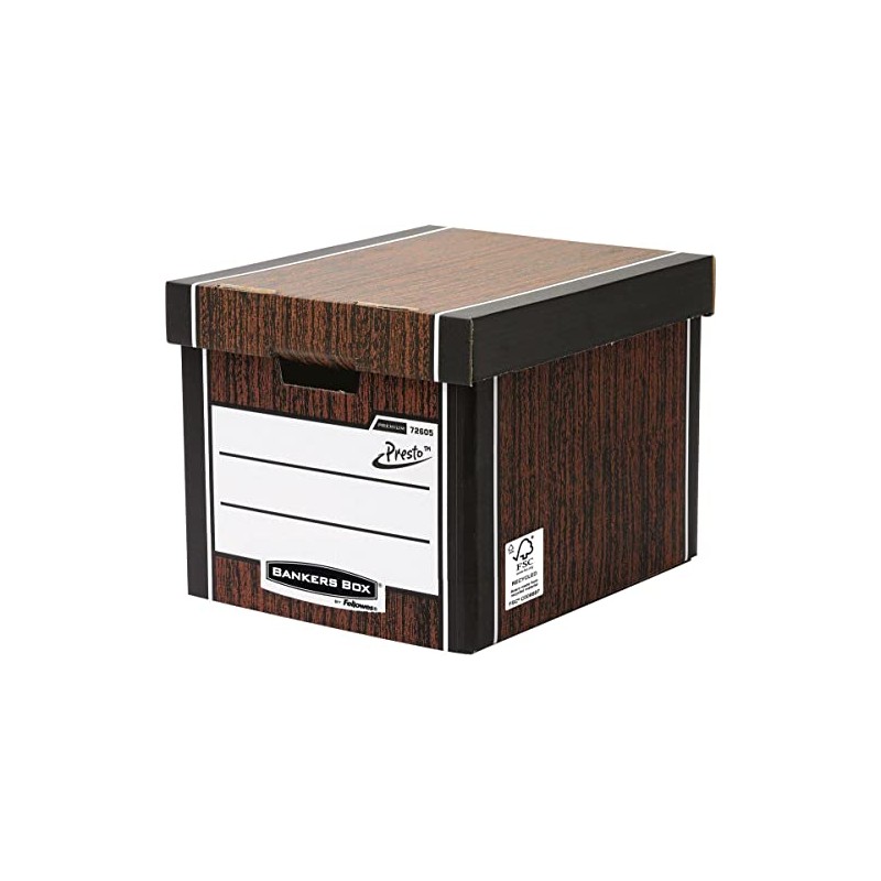 Fellowes Premium Brown File Container