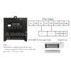 Electromagnetic Lock 1200LBS 500KG Holding Force 5 Wire Signal Output