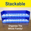 One Place Organizing System for Pill Bottles, Medication Bottles, Supplements