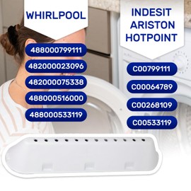 Washing Machine Drum Rib with Original Code 482000023096 C00268109 C00533119 C00799111 for Whirlpool for Indesit - Warranty 10 Year - MONTERAL