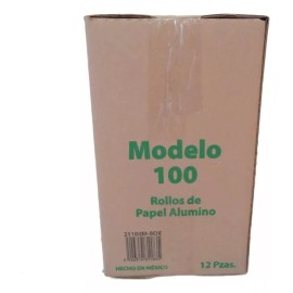 KEPRAIS 12 Rollos Papel Aluminio Mod. 100 Keprais 30 X 22.68cms
