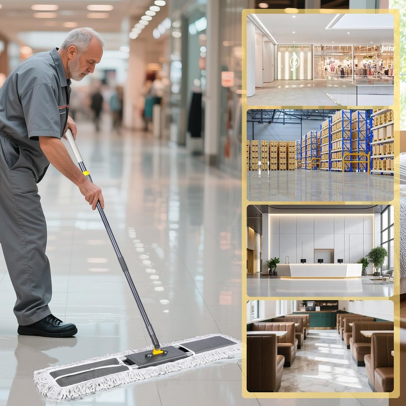 Masthome 36" Commercial Mop, Heavy Duty Industrial Floor Mop with