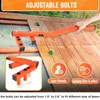 Deck Board Straightening Tool 24In, Adjustable Deck Board Bender, Heavy-Duty