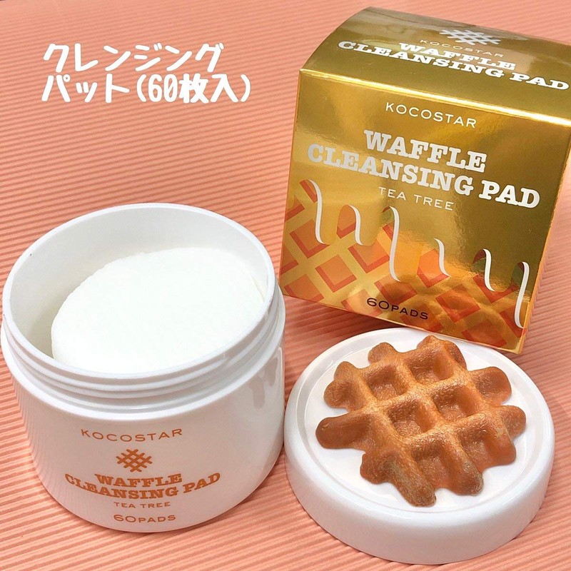 Waffle Cleansing Pad, 60 Pads