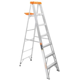 Truper 16744 / EST-26 - Step Ladder, 200 Lb Load Capacity w/Sturdy Pail Shelf