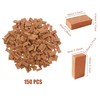 Woohome 150 PCS Mini Red Wall Bricks, 1:16 Mini Bricks