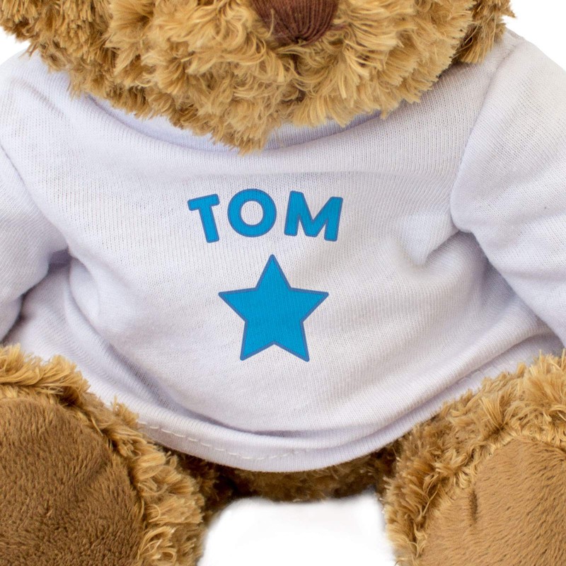 TOM - Teddy Bear - Cute Soft Cuddly - Gift