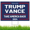 Trump Vance 2024 Yard Sign Trump Take America Back Yard